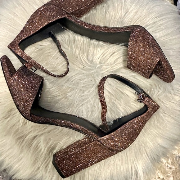 Michael Michael Kors Sandal Heels Bling ~ True to size 7.5 / - Picture 3 of 9